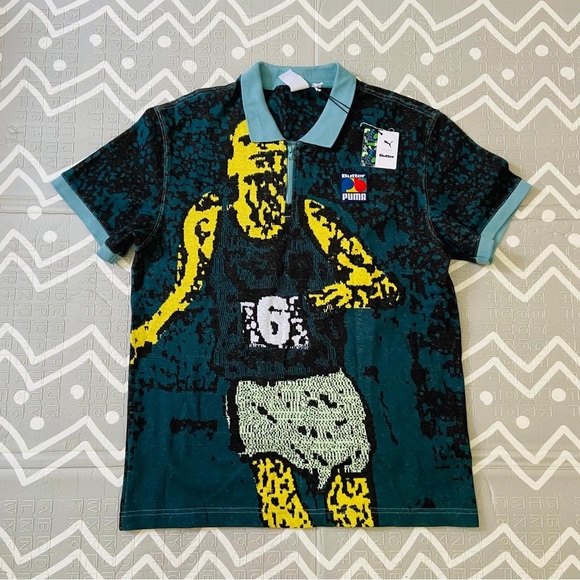 Puma Other - Puma x butter graphic vintage polo small Y2K funky